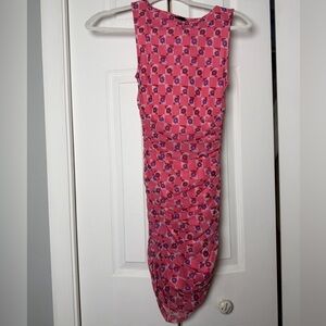 Urban Outfitters Pink and Purple Checkered Dress